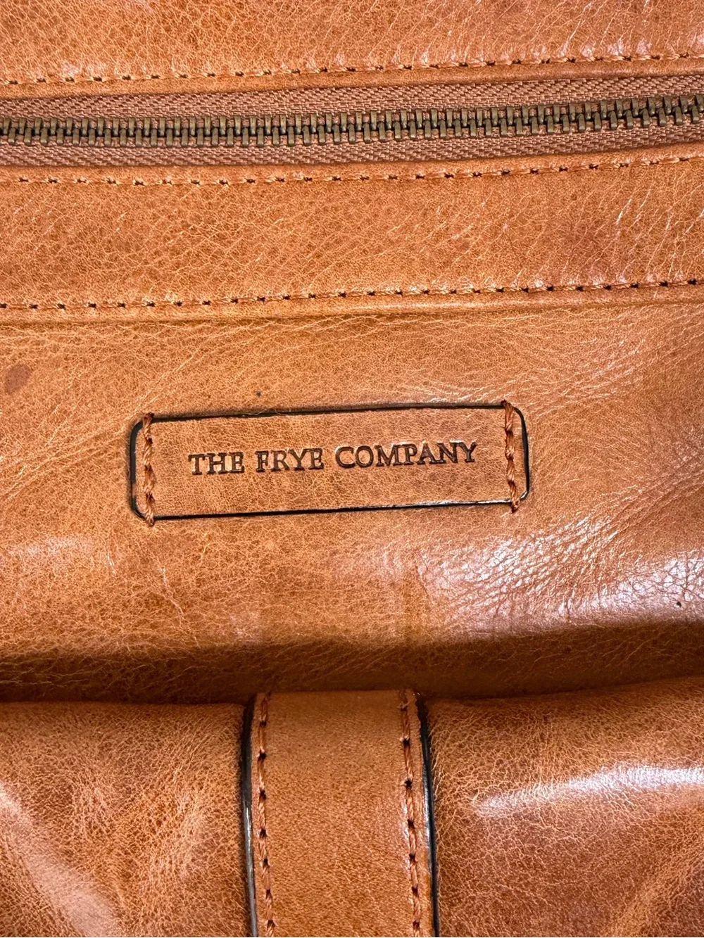 Frye made distressed